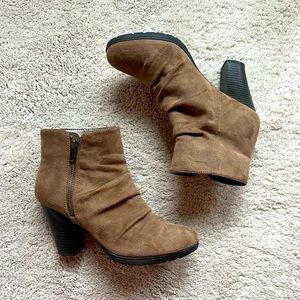 Brown booties